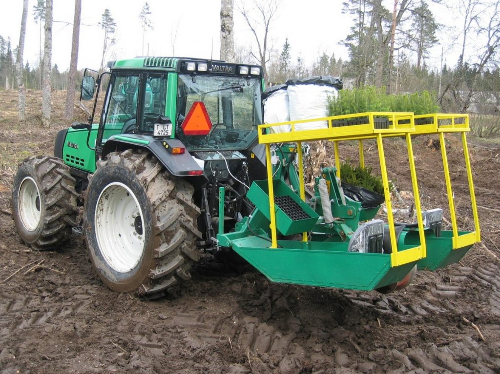 Rýhový zalesňovací stroj