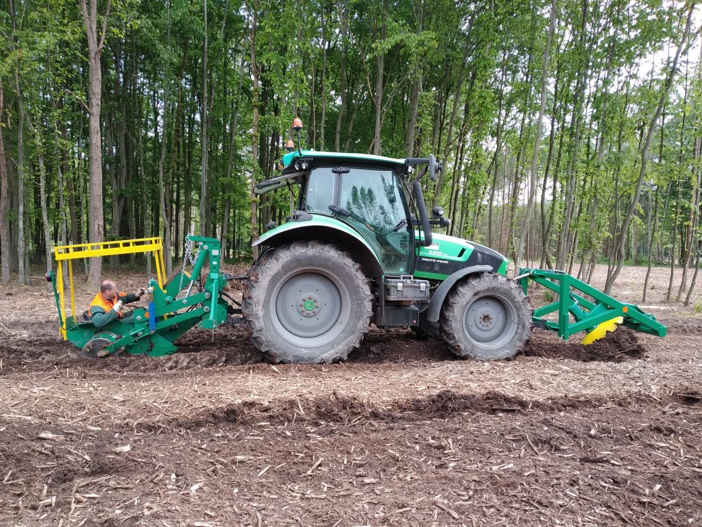 GPS technologie při obnově kalamitních ploch